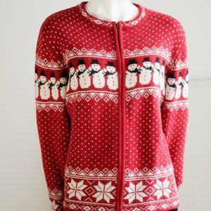 31. Silk Angora Blend Christmas Holiday Cardigan